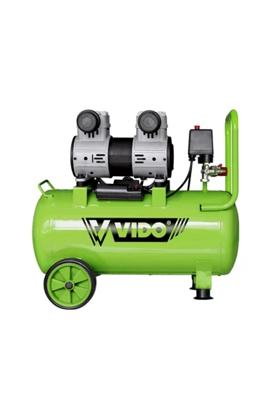 Vido Wd060215020 1500w/2hp 50l Yağsız Sessiz Kompresör