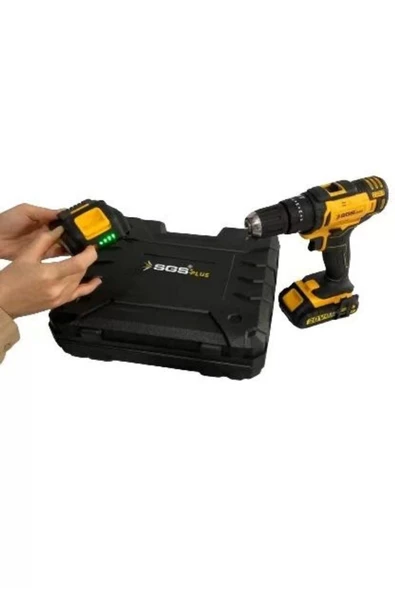 SGS 0 - 250 Watt Plus 5248 Akülü Darbeli Matkap Seti 20v 1.5ah Yok Kablosuz 2 Yıl Darbeli - 3