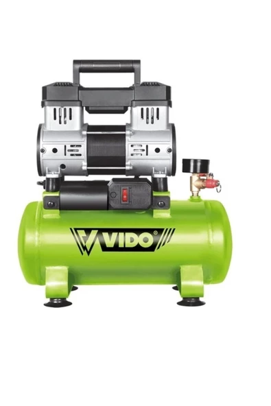 Vido 600w/0.8hp 8l Yağsız Sessiz Kompresör