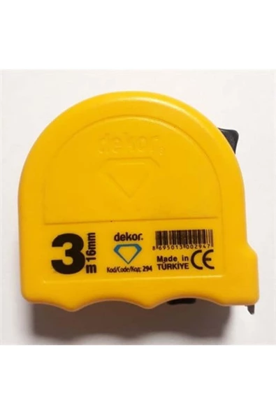 Dekor Şerit Metre 3mx16mm Şoka Dayanıklı Türk Malı 294 - 2