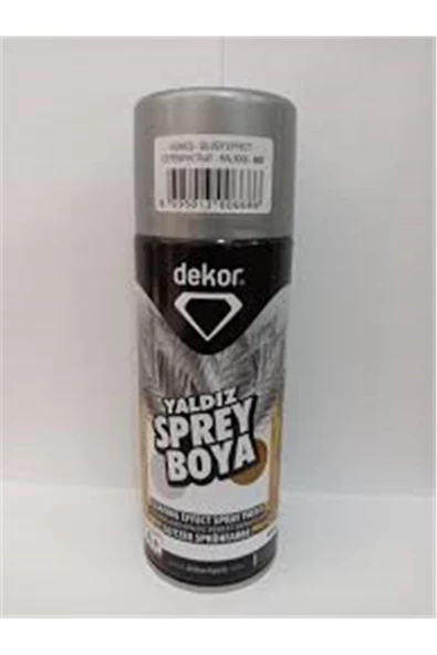 Dekor 668 GÜMÜŞ SPREY BOYA 400ML - 2
