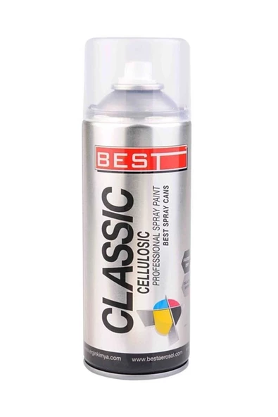 Best Classıc Siyah Spray Boya 400ml - D120 Siyah