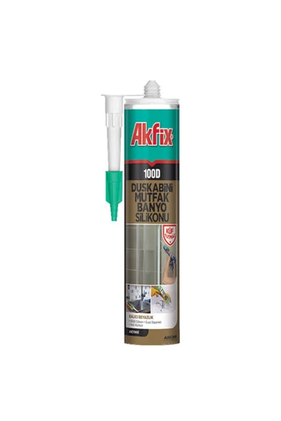 Akfix 100d Duşakabin Duşkabini Silikonu 280 Ml Şeffaf