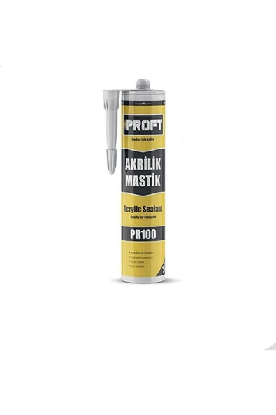 Proft Pr100 Akrılık Mastık 450 gr Sıyah