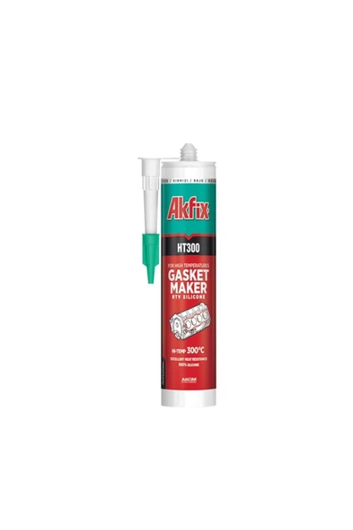 Akfix Ht300 Kırmızı Yüksek Isı Silikonu 280ml Sa075