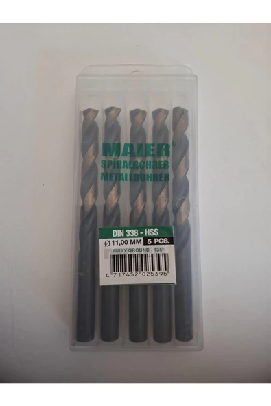 Maier MATKAP UCU ALTIN SERİ DIN 338 11 MM