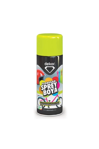 Dekor 675 Sprey Boya 400 Ml Sarı Floresan