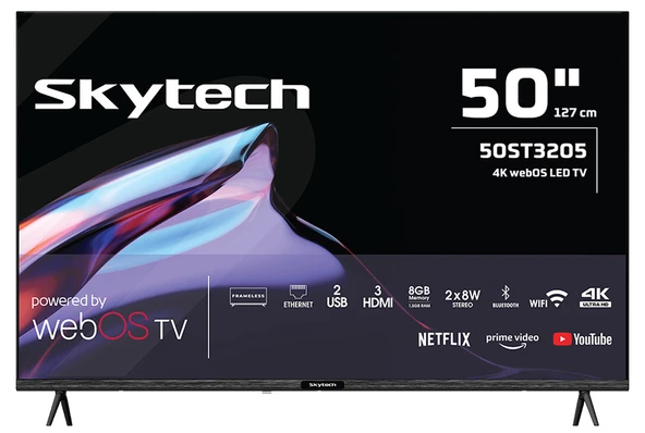 Skytech 50ST3205 50" 127 Ekran 4K Ultra HD WebOS TV