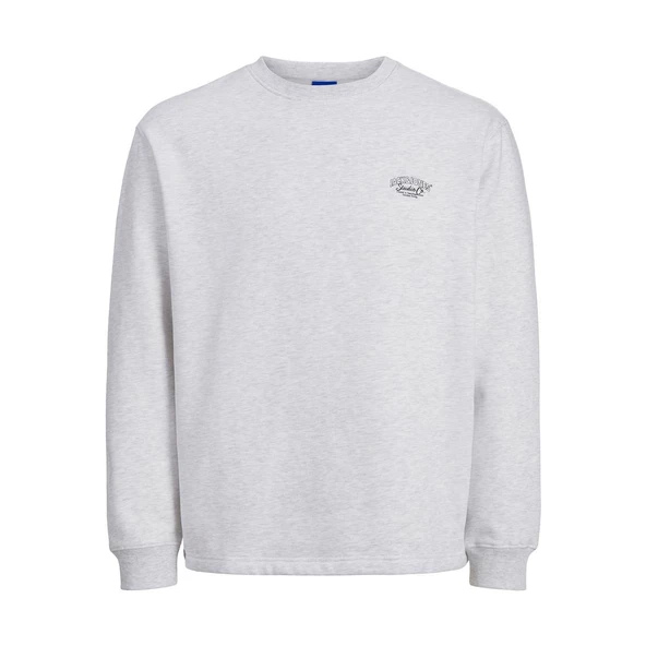 Jack & Jones 12262880 Jorbronx Arch Small Sweat Crew Neck Beyaz