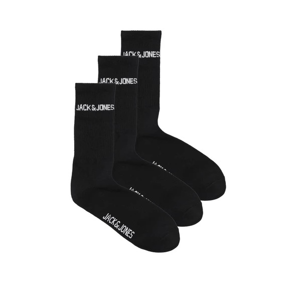 Jack & Jones 12260083 Jacmelvin Tennis Sock 3 Pack Noos Siyah