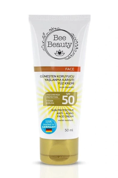 Bee Beauty Koruyucu Yaşlanma Karşıtı Yüz Kremi 50 Spf 50 ml Keçi Sütü Kolajen Yüz Kremi 50 ml - 3