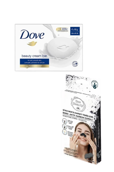 Bee Beauty Aktif Karbon Siyah Nokta Bandı 6'lı Beauty Cream Bar Katı Güzellik Sabunu Original Nemledirici Etkili, 90 G - 2