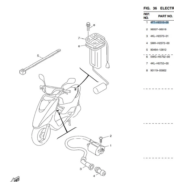 Yamaha Xc 125 Ateşleme Bobini