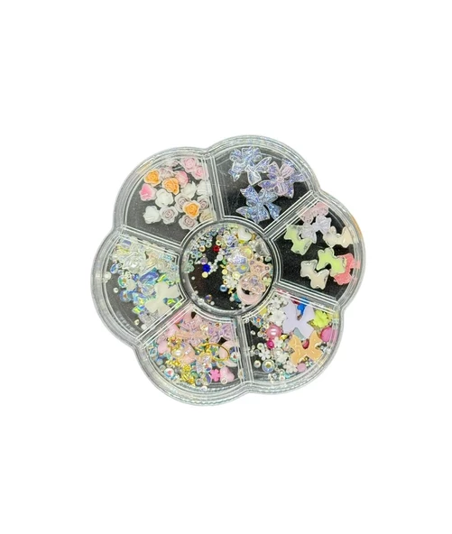 Fontenay 3D Tırnak Süsleri Tırnak Charm Nail Charms Nail Art Objeleri Karışık Çeşit Setler 3
