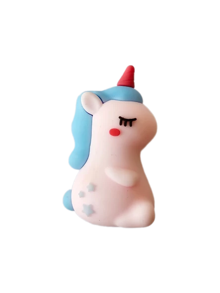 Tekli Şeffaf Kutuda Unicorn Figürlü Kalemtraş + Blister Silgi (1 Adet) - 2