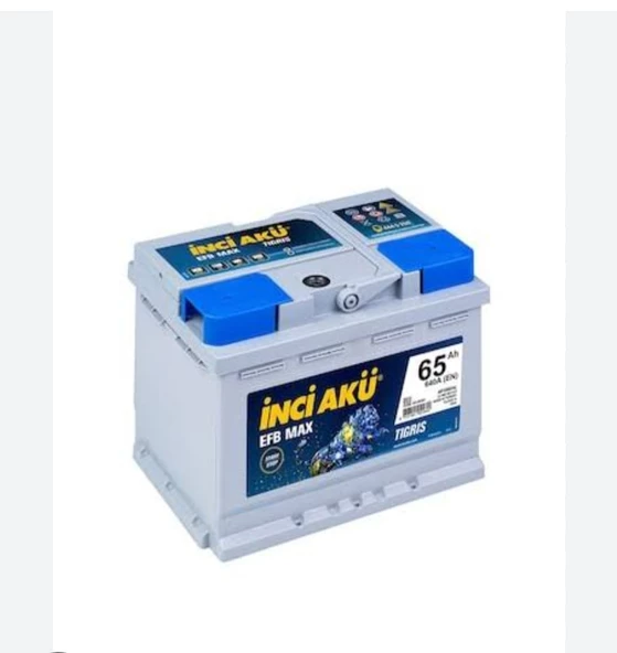 İNCİ 12V 65 AH EFB TİGRİS START & STOP AKÜ