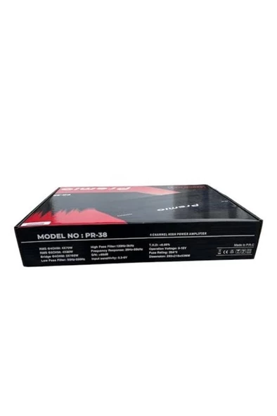 Premio 4200w 4x70RMS 4Kanal Profesyonel Oto Amfi - 3