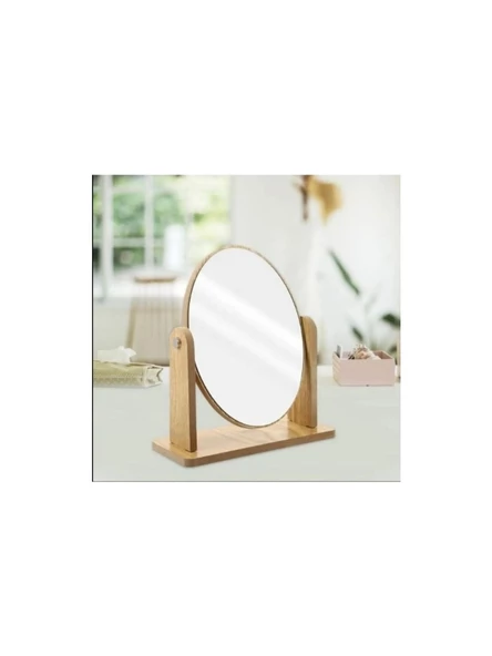 Yuvarlak Ayarlanabilir Masaüstü Makyaj Aynası E45 - 3