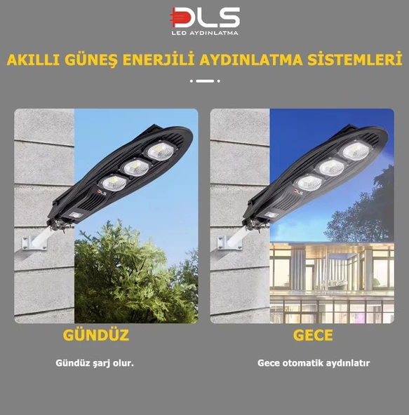 664-ST400 Solar 400 DLS Güneş Enerjili  Bahçe Çevre  Lambası - 3