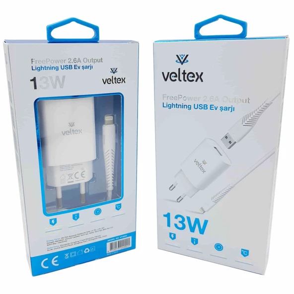 13W 26A İphone Şarj Aleti Veltex VTX002