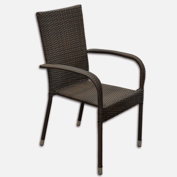 Sunfun Steel Merle Rattan Sandalye - 3