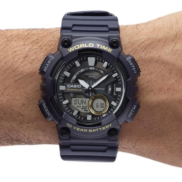 Casio AEQ-110W-2AVDF Erkek Kol Saati - Resim 2