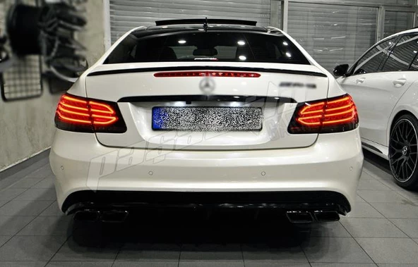 Mercedes W207 E Coupe Uyumlu PianoBlack Spoiler 2010-2016 - 2