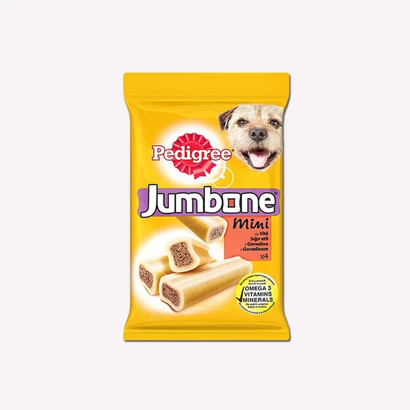 Pedigree Jumbone Mini Sığır Etli Köpek Ödül Maması 180 gr