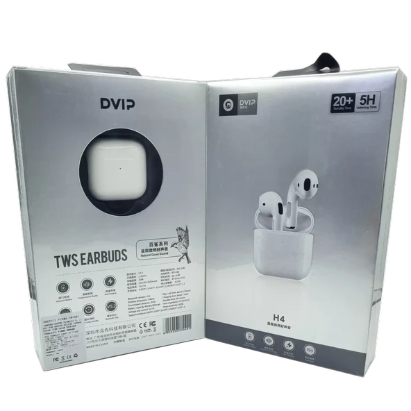 TWS EarBuds Kulaklık Natural Sound Android & iOS DVIP H4