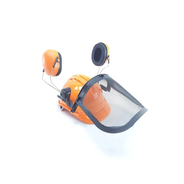 Profase B204 Kask Seti Kulaklıklı Ormancı Güvenlik Seti Baret - 4