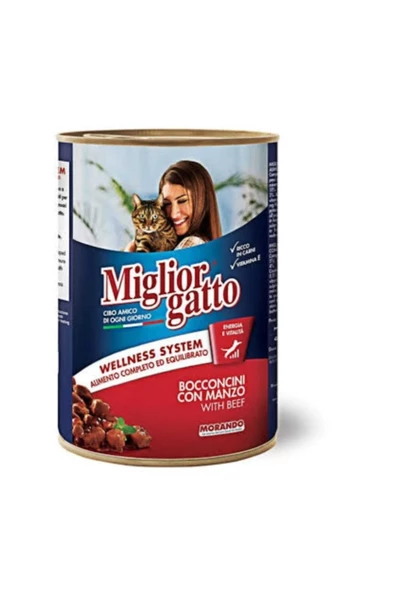 Miglior Gatto Biftekli Kedi Konservesi 405 gr 24'lü Set
