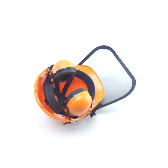 Profase B204 Kask Seti Kulaklıklı Ormancı Güvenlik Seti Baret - 5