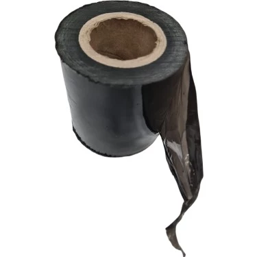 Dilimli Siyah Palet Streç 10 CM 17 Mic. 400Gr / 300mt. Siyah 4 Adet - 5
