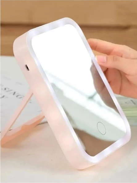 Makyaj Aynası Çanta Boy Masa El Aynası Masa Aynası Makyaj Aynası Asılabilir E62 - 4