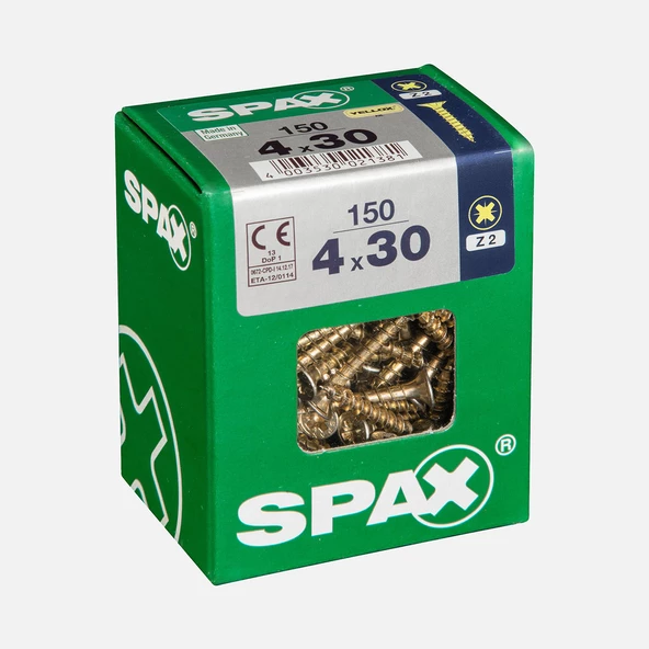 SPAX Havşa Vida Sarı 4X30
