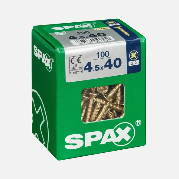 SPAX Havşa Vida Sarı 4.5X40