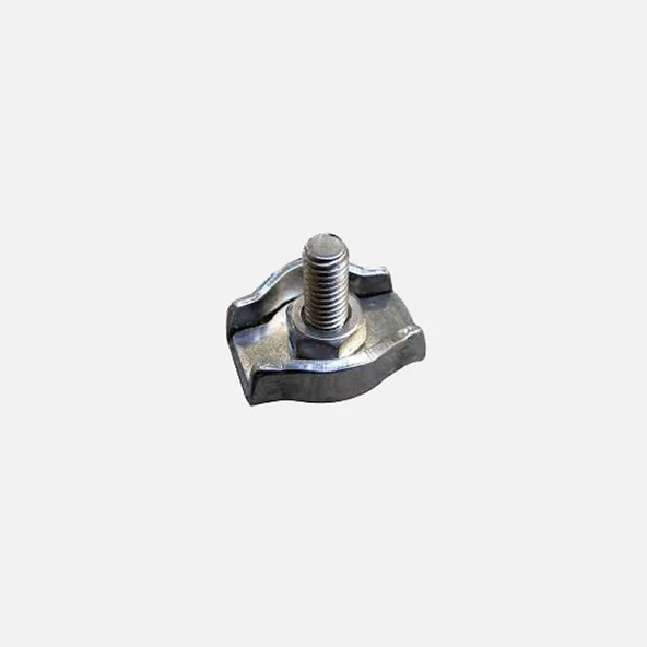 Yeni Özel Tekli Saç Klemens 6 mm