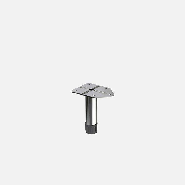 Tempo R25 Çubuk Baza 10 cm Krom