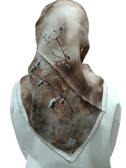 LEVİDOR İ-3824 TWİLL İPEK EŞARP - 3