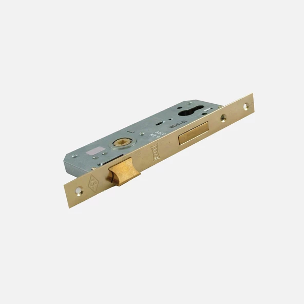 Kale Kilit Silindir Gömme Rulman 35X68 mm Sarı Daire Kilidi
