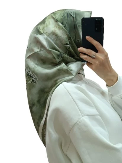 LEVİDOR İ-3824 TWİLL İPEK EŞARP - 8