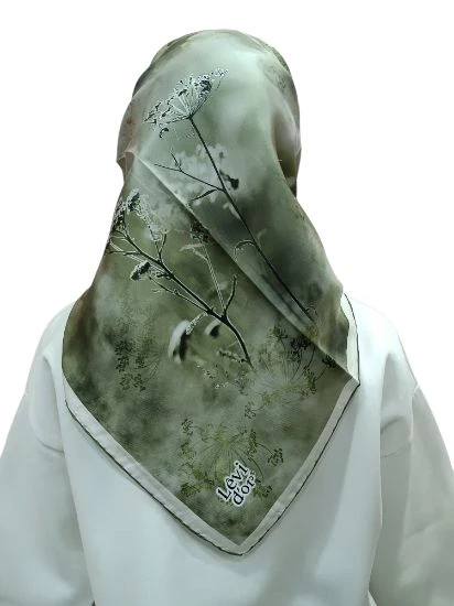 LEVİDOR İ-3824 TWİLL İPEK EŞARP - 9