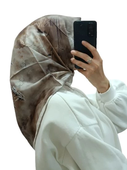 LEVİDOR İ-3824 TWİLL İPEK EŞARP - 2