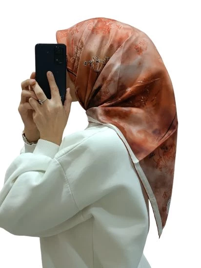 LEVİDOR İ-3824 TWİLL İPEK EŞARP - 10