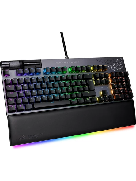 Asus Rog Strix Flare Iı Animate Aura Sync Rgb Nx Red Switch Kablolu Mekanik Oyuncu Klavyesi