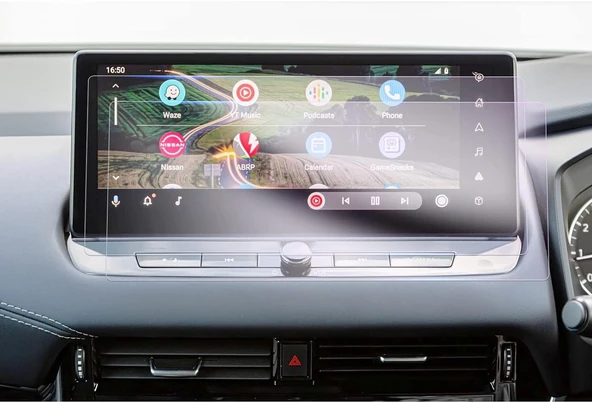 Nissan X Trail 12.3 inç Multimedya Uyumlu 9H Nano Ekran Koruyucu 2022 2023 2024 - Resim 2