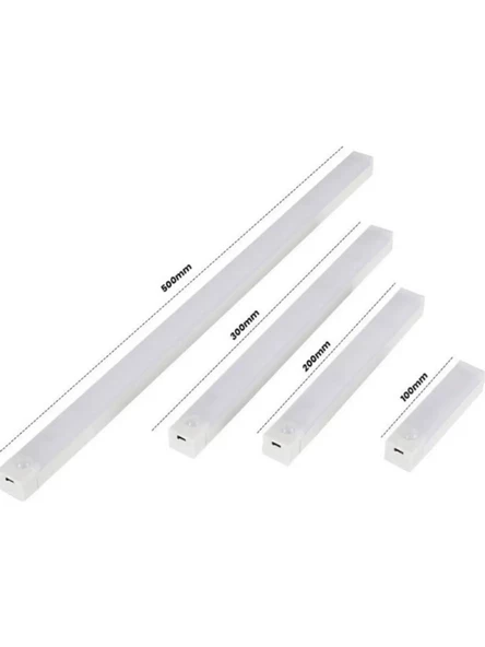 Dokunmatik Sensörlü Tüp Ledli Şarjlı Beyaz LED Auto Mod Dolap Içi, Koridor, Tezgah Altı 20 cm C47