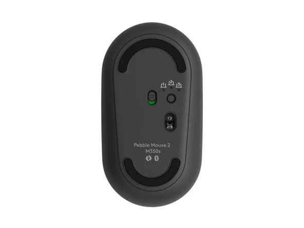LOGITECH PEBBLE M350S GRAFIT KABLOSUZ SESSİZ MOUSE 910-007015 - Resim 3