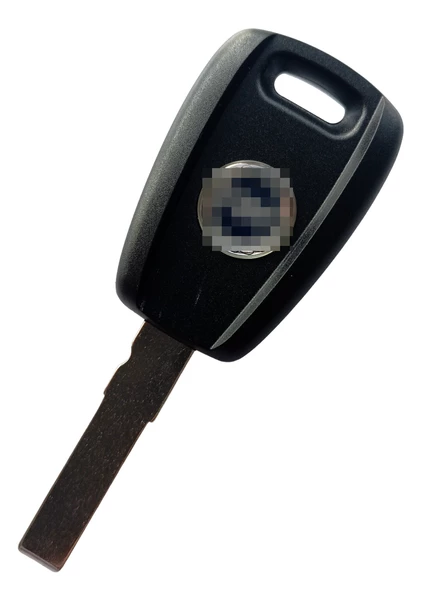 Fiat Doblo Punto Albea Uyumlu Tek Buton Anahtar Boş Kumanda Kabı Oto Anahtarlık SIP22 Uç Logolu - 3
