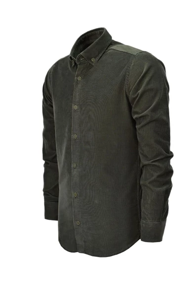 Erkek Kadife Silim Fit Gömlek BGL-ST03909 - Resim 7